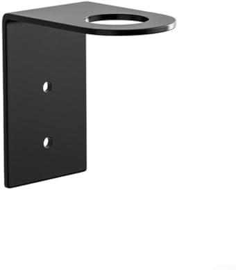 Honseadek Soporte dispensador de jabón de pared de acero inoxidable para baño, gel de ducha y champú con montaje seguro, fácil instalación (1 agujero A)