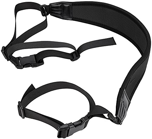 Asixxsix Porte-Trépied Sangle D'épaule Portable Légère pour Trépied Support de Lumière Port Confortable pour Tout Le Monde Nylon Noir 1 Pièce pour la Photographie en Extérieur