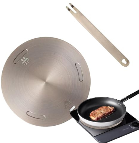 Placa adaptadora de inducción, difusor de calor para placa de inducción, placa convertidora de inducción | Adaptador de placa de inducción para cocina eléctrica, distribución uniforme del calor
