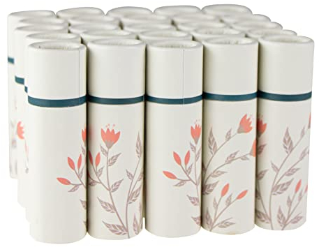 Wachsmann - leere Lippenstifthülsen - Lippenbalsam Behälter aus Pappe - 25 Stück | 10 ml