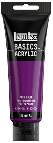LIQUITEX Basics Acrylic Paint, Prism Violet, 118 ml Tube