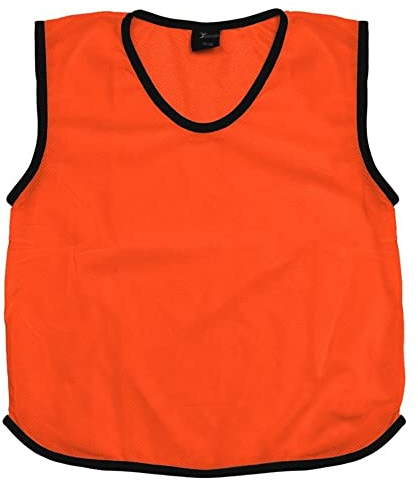 Precision Prb302ok Trainingsleibchen aus Netzstoff, nummeriert von 1, Kleinkinder, Kinder, 15 Stück, Fluoreszierendes Orange, Einheitsgröße