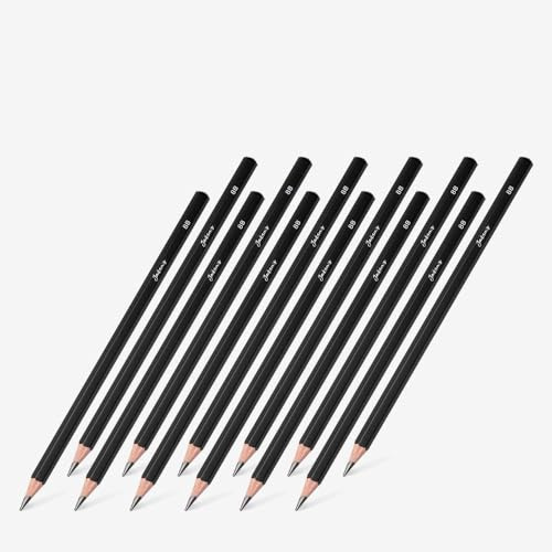 Jackson's Graphite Pencils FSC Wood 8B Pack of 12 for Drawing Sketching