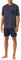 Schiesser Herren Schlafanzug kurz Rundhals - Nightwear Set, Navy_181155, 50