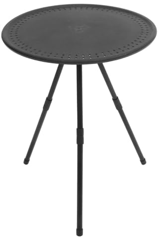 Toddmomy Mesa Plegable Redonda Portátil Ultraligera con Altura Ajustable para Camping Jardín Patio Picnic Y Actividades Al Aire Libre