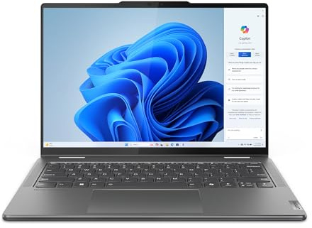 Lenovo Yoga 7 2-in-1 14AHP9, 14 WUXGA OLED Touch, AMD Ryzen 5 8640HS, 16GB RAM, 1TB SSD, W11 | 83DK006BGE | 0198153658107