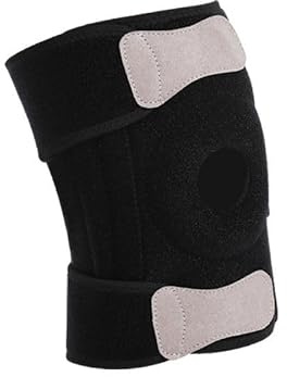 Knee Brace for Arthritis, ACL, Meniscus Tear, Pain | Adjustable Neoprene Knee Support Brace with Open Patella, 4-way Strap&Side Stabilizers-Non-Slip for Running,Walking One Size