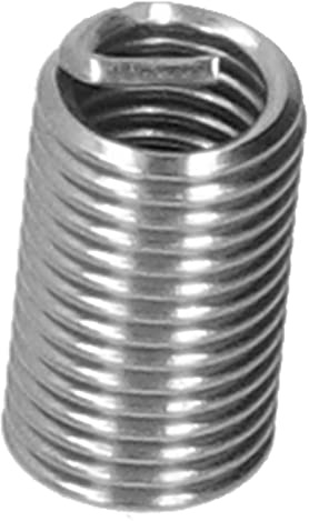 100 st Gängreparationsinsats M6x1, Metriska Gänghylsor av Rostfritt Stål för Skruvförband och Reparation, 18 mm Längd