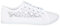 Womens Canvas Shoes Trainers Casual Plimsolls LACE UP Flat Embroidered Pumps Size UK 3-7 (EU 36-40) (White, Footwear Women, Medium, Numeric_6)