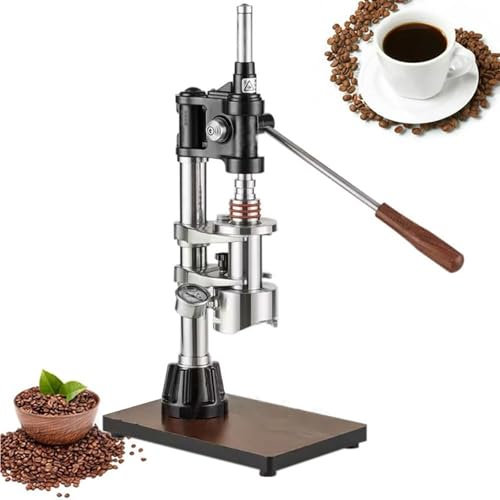 Caffettiera Portatile Con Pressa Manuale, Macchina Caffè Manuale Con Manometro Estrazione, Capacità Del Serbatoio Dell'acqua: 100 Ml, Pressione 1-16 Bar, Design Staccabile, Per Viaggi All'aperto