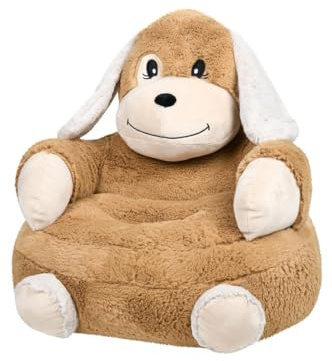 WEB2O Pouf Fauteuil Enfant en Forme de Chien, 45cm