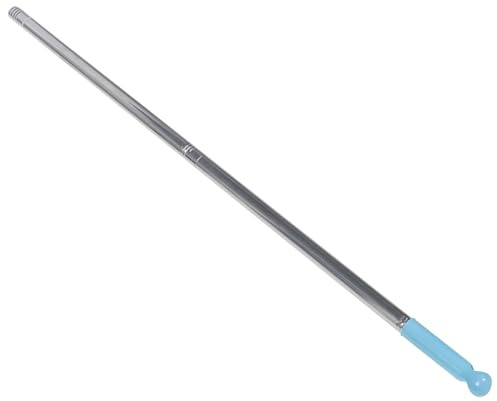 NUOBESTY Mango de Escoba de Acero Inoxidable 19 Mm para Limpieza de Suelos, Palo de Repuesto Resistente y Compatible, Accesorio de Limpieza Doméstica y Comercial Color Color Aleatorio