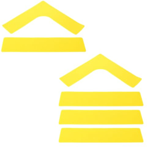 ORFOFE Kit Marcatura Campi da Pickleball e Tennis Giallo Portatile, Linee Confine Resistenti UV, Accessori per Delimitazione Campo Esterno Sport e Allenamento