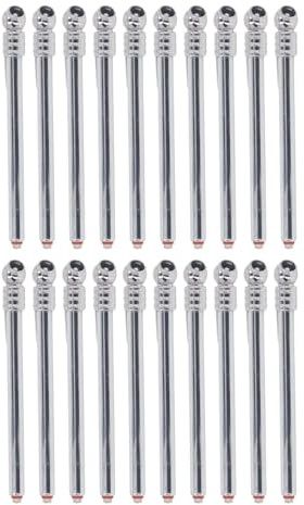 RASTKY Presión de Neumáticos Dual 20 Piezas Tipo Lápiz Presión de Neumáticos Medidor de de Portátil de Alta Precisión 1 a 7 Kg a 100 Lb Acero Inoxidable Resistente
