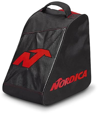 NORDICA Borsa Porta Scarponi Sci 0N303703 001 Boot Bag Lite Black/Red (Unica - .)