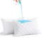 Su Deaz Quilted Waterproof Pillow Protectors Pack of 2, Pillowcase are Ultra Soft & Breathable.Hypoallergenic White Bed Pillows Cover (Pack of 2)