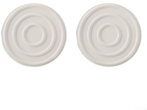 Oniissy Pool Ladder Bumpers (2-Pack) - Reliable rubber stoppers for a secure fit (white),White Pool Ladder Bumpers for Inground Pool to Protect Swimming Pool Ladder Replacement Steps