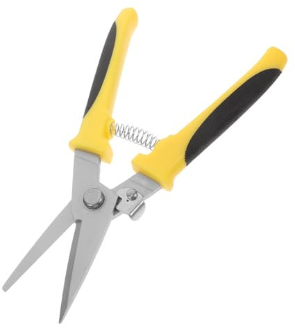 DIYEAH Tijeras Para Chapa Metálica y Chapa De Hierro Certificadas Diseño Antideslizante, Corte De Acero Especial Que Ahorra Trabajo, Uso Industrial, 1 Unidad