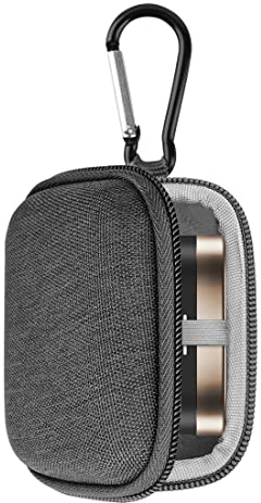 Geekria Tasche Kopfhörer für Audio-Technica ATH-CK3TW True Wireless Earbuds, Hard Tragetasche, Schutztasche für Headset Case (grau)
