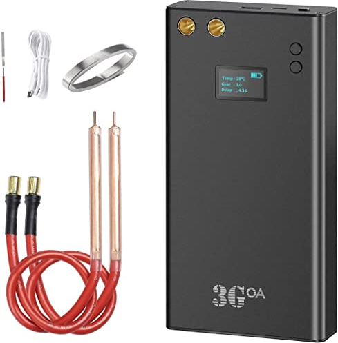 Do-Electr Mini Soudeur par Points avec écran LCD Mini Machine de soudage par Points de Batterie 7500mAh avec feuille de nickel de 5M 70 vitesses réglables Soudeuse