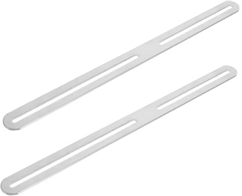 BESPORTBLE 2 Soportes De Montaje Para Buzón De Acero Inoxidable Soporte De Instalación Para Buzón Accesorios Para Buzón Kit De Fijación Para Buzón Con Valla Plateada