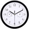 Nudorpn Horloge Murale d'extérieur de 25 cm, résistante aux intempéries, avec thermomètre et hygromètre, Horloge pilotée étanche pour terrasse, Balcon, Jardin, décoration de la Maison