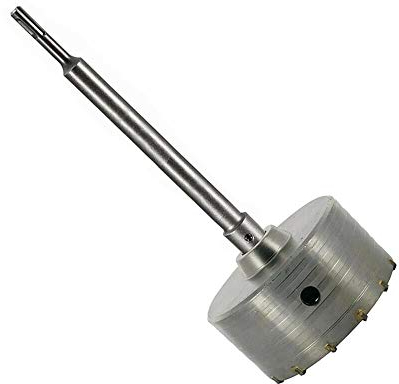 Kovalmax® FRESA CAROTATRICE TAZZA 160 MM ASTA BARRA SDS PLUS 60 CM PROLUNGA PUNTA TRAPANO PER MURO CEMENTO