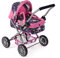 Bayer Chic 2000 - Puppenwagen Smarty, Kleiner Puppenwagen für Kinder ab 2 Jahren, Einhorn, Navy-pink, 555-43