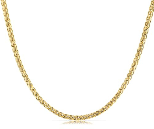 Made by Nami Brillenkette Damen Gold Brillenband Damen 70 cm aus chirurgischem Edelstahl Hypoallergen Wasserfester Schmuck Boho Schmuck Sommer (Kordel)