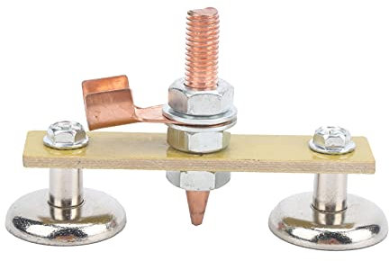 Schweißmagnet Kopfeisen -Isolationsplatine Doppeler Bodenstecker Spotter Tool 4mm