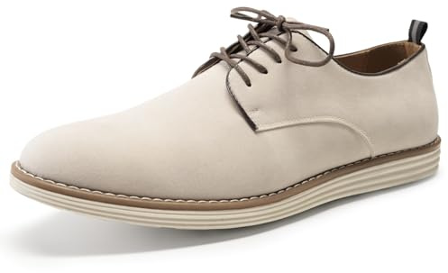 Allthemen Hombre Zapatos Oxford Formales Para Mocasines Con Cordones Zapatos Derby Planos De Punta Redonda