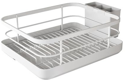 en encimera de Cocina, escurridor de Platos Que Ahorra Espacio, Organizador de Utensilios de Cesta, Almacenamiento Compacto de Varios Niveles, Ideal para gabinete, Estante, Interior