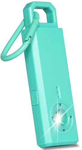 HOTUT Taschenalarm Extra Laut 130dB,Taschenalarm für Frauen mit LED-Stroboskoplicht,Schrillalarm Schlüsselanhänger für Kinder,ältere Menschen,Nachtschicht(Blau)