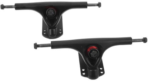 Mikinona Set 2 Truck per Skateboard Cruiser 7 Staccabili in Metallo Resistente Ferramenta di Montaggio Kit Ricambio per Skate da Park e Street Miglior Controllo e Assorbimento Urti per