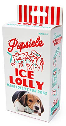 Suck UK Pupsicle | Dog Ice Lolly Mould | Puppy Chew Toys | Dog Accessories | Slow Feeders For Dogs | Silicone Ice Lolly Mould | Dog Treats | Dog Ice Pops