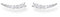 Thomas Sabo Damen Ohrringe Ear climber weiße Steine silber, 925 Sterlingsilber