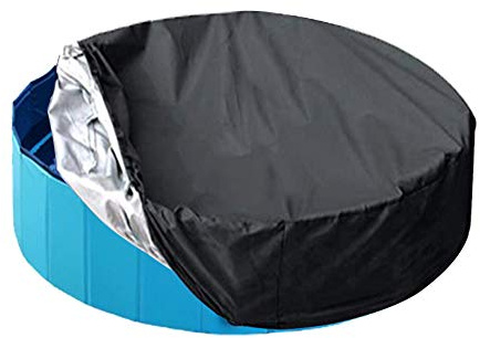 Cozzka 63inch Foldable Dog Pet Bath Pool Cover Large Round Collapsible