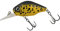 Nasty Bait Slinky | Crankbait | Wobbler I Angelköder | Länge 4,5cm - 1,77 | Gewicht 8g | 3D-Augen | BKK Premium Drillingshaken | UV aktive Modelle | schwimmend | für Barsch, Hecht und Zander