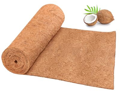 Riare 40 x 300cm Non-Slip Coconut Fiber Ice and Snow Carpet Mat | Waterproof Outdoor Coconut Fiber Carpet Anti-Slip Coir Carpet Runner for Walkways, Front Door, Stairs