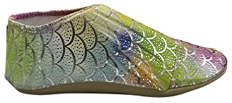 Slipstop Wasserschuhe für Kinder – schnell trocknende Aquasocken Poolschuhe für Kinder – Barfußschuhe für Yoga, Indoor- und Outdoor-Aktivitäten, Finny, X-Large