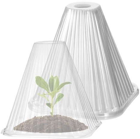 Faankiton 20PCS Cloches pour Plantes de Jardin, Cloche de Jardin Réutilisable, Cloches de Plan-tes de Jardin, Cloche de Plante en Plastique, Chapeaux de Plantes, Cloches de Protection pour Plantes