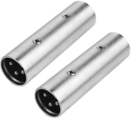 NUOBESTY 2pièces Connecteur XLR Broches Mâle vers Mâle pour Mélangeur De Microphone Audio De