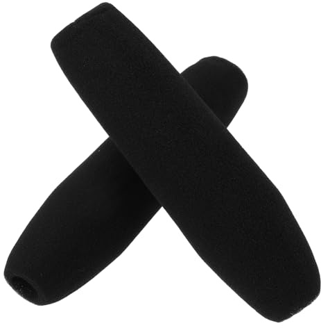 HEMOTON 2pezzi Copertura in Spugna Per Microfono Per Telecamera Antivento e Protezione Antirumore Per Interviste Video All Aperto Riduzion Vento Rumore