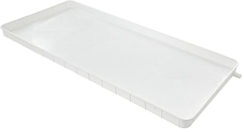 Raccogli Condensa in Plastica, Raccoglitore Acqua Condizionatore con Accessori di Montaggio, Vaschetta Raccogli Gocce per Condizionatori D'aria Split da Interno/Esterno(80*32.5*3cm/21.5*12.8*1.2in)