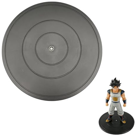 40cm Plato Rotatorio de 360 Grados,Multiusos Plástica Tocadiscos,Tocadiscos con Rodamientos de Bolas de Acero,Base Giratoria Manual para Laptops,Monitores,Televisores,Altavoces,Manualidades