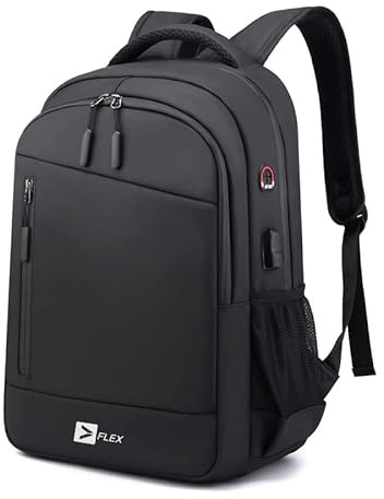 Flex Rucksack Backpack Business School Bag, Bag Rucksack Waterproof backpack Backpack Men and Women, Fits 15.6'' Laptop L College Business Travel Bag Cabin Bag