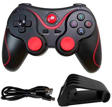 USonline911 Wireless Bluetooth Gamepad Game Joystick Controller Compatible for Android Phone TV Box Tablet PC