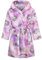 Baogaier Bademantel Kinder Mädchen mit Kapuze, Morgenmantel Flanell Lila Einhorn Nachtwäsche Bathrobe Lange Ärmel Weiche Schlafoveralls Pyjama Taillengürtel Gr.116-122