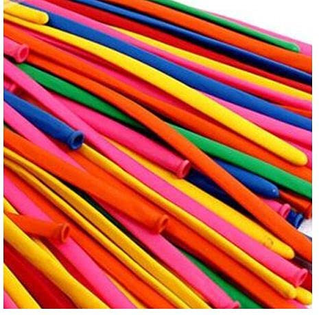 Modellierballon - Schlangenluftballon 10 Stück bunt