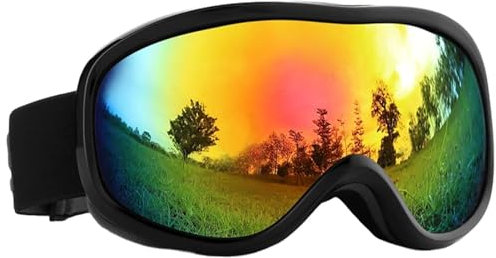Herrskidglasögon, High Definition Snow Goggles, Cold Weather Eye Protection, Outdoor Sports Goggles, Clear Ski Goggles High Definition Ski Goggles Outdoor Sports Goggles for Men, Women